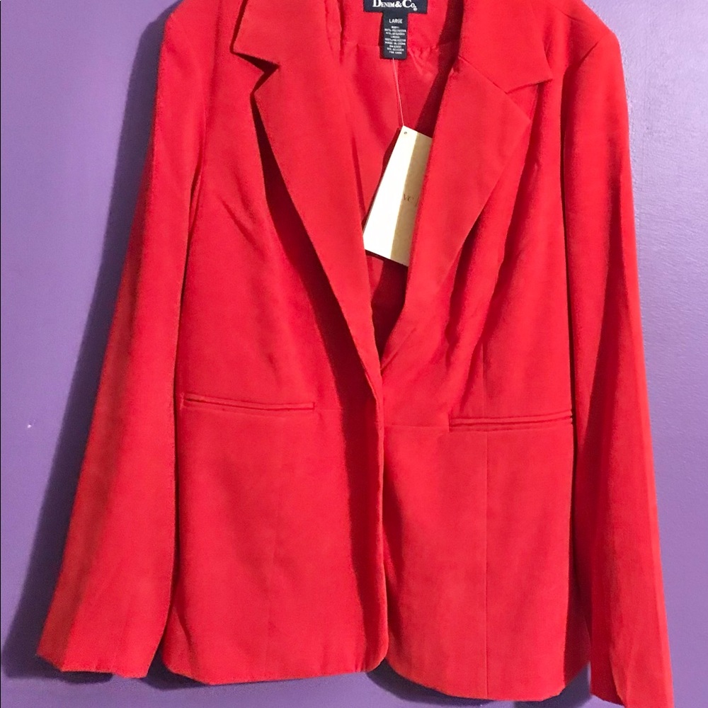 Denim & Co. Collard Blazer - Picture 7 of 12